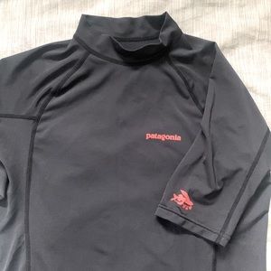 EUC Patagonia short sleeve rash guard UPF 50